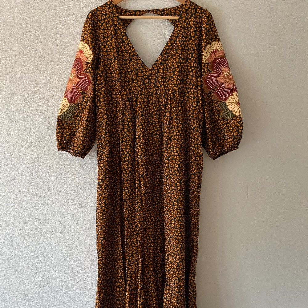 Farm Rio  Embroidered Maxi Dress - Picture 4 of 9